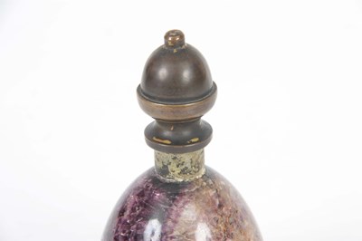 Lot 366 - AN UNUSUAL 19TH CENTURY BLUE JOHN PAPERWEIGHT...