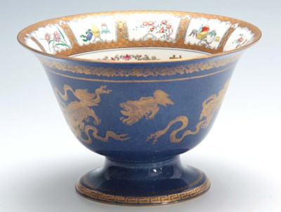 Lot 37 - A WEDGWOOD ENGLAND LARGE FLARED PEDESTAL BOWL...