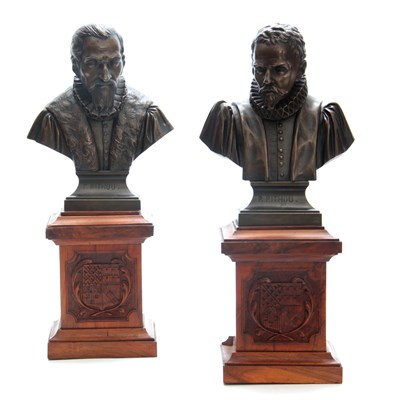 Lot 418 - LOUIS AUGUSTE DELECOLE (1828 - 1866) A PAIR OF...