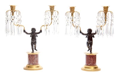 Lot 485 - A STYLISH PAIR OF 19TH CENTURY REGENCY STYLE...