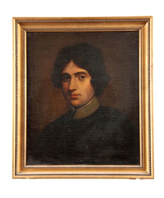 Lot 593 - A 17TH CENTURY OIL ON CANVAS PORTRAIT OF A...