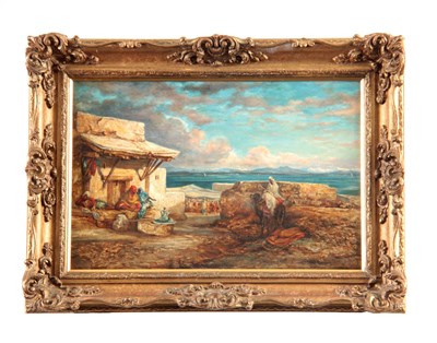 Lot 621 - A 19TH CENTURY OIL ON BOARD MEDITERRANEAN...