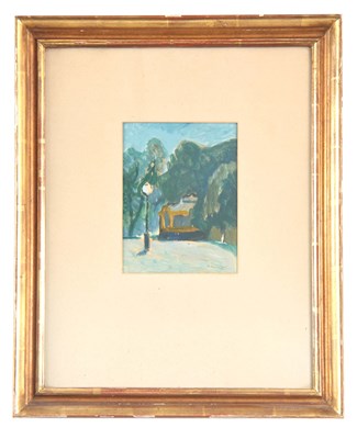 Lot 635 - R. KEMP. A MID 20TH CENTURY OIL ON BOARD...