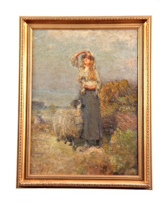 Lot 636 - LATE 19TH CENTURY HEAVY IMPASTO OIL ON CARD...