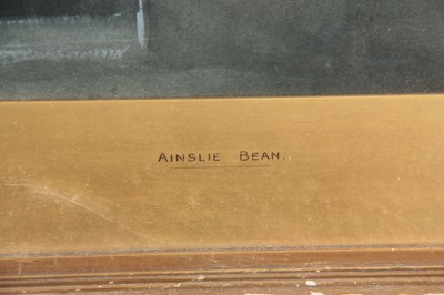 Lot 637 - AINSLIE BEAN A 19TH CENTURY WATERCOLOUR...