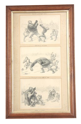 Lot 646 - AFTER LANDSEER A SET OF THREE ENGRAVINGS...