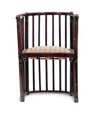 Lot 739 - A JOSEF HOFFMANN, CIRCA 1908 SINGLE ARMCHAIR...