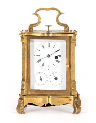 Lot 762 - A MID 19TH CENTURY AUSTRIAN CARRIAGE CLOCK...