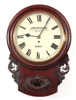 Lot 772 - A 19TH CENTURY OAK CASED L.M.S RAILWAY STATION...