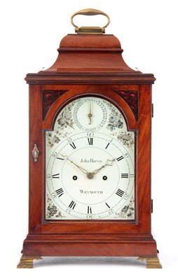 Lot 777 - JOHN HARVEY, LONDON A GEORGE III MAHOGANY...