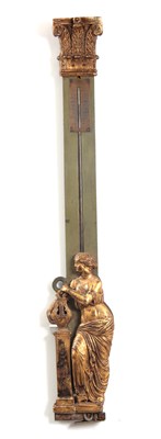 Lot 809 - A LATE 18TH CENTURY FRENCH STICK BAROMETER BY...