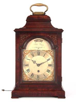 Lot 817 - JOHN PAGE, IPSWICH A GEORGE III MAHOGANY PULL...