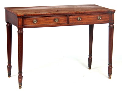 Lot 916 - AN EARLY 19TH CENTURY MAHOGANY SIDE TABLE IN...