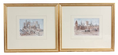 Lot 360 - HUGH MACKENZIE 1909-2005 
 WATERCOLOUR 

A set...