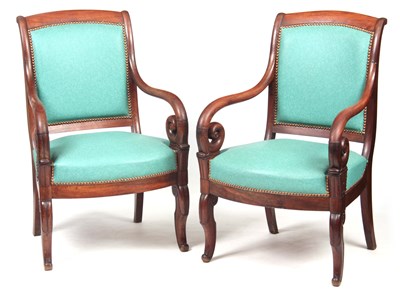 Lot 970 - A PAIR OF 19TH CENTURY FRENCH BIEDEMIER STYLE...