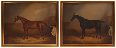 Lot 372 - JAMES CLARK OILS ON CANVAS A pair of studies...