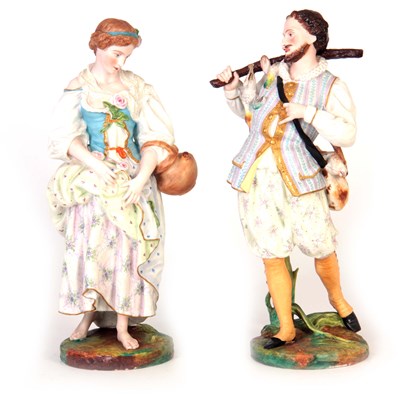 Lot 71 - A COLOURFUL PAIR OF LATE 19TH CENTURY...