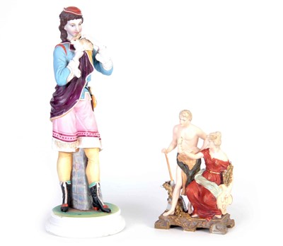 Lot 105 - A 19TH CENTURY TURN, VIENNA CLASSICAL FIGURE...