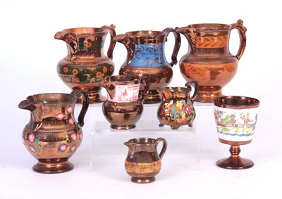 Lot 130 - A COLLECTION OF EIGHT PIECES OF VICTORIAN...