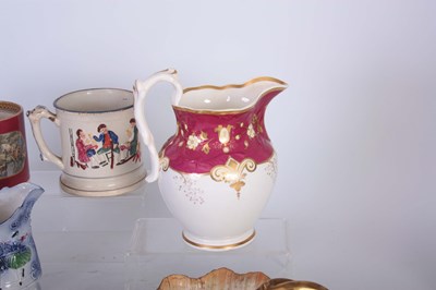 Lot 134 - A 19TH CENTURY F & R. PRATT & Co. FENTON MUG...