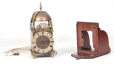 Lot 367 - S KNAPP, LINCOLN A 20TH CENTURY LANTERN CLOCK...