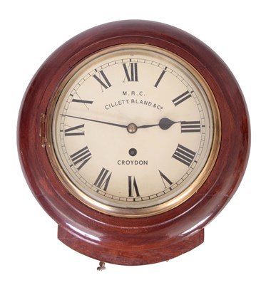 Lot 370 - A LATE 20TH CENTURY 8" FUSEE DIAL CLOCK with...