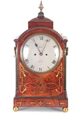 Lot 445 - NOBLE, BATH A REGENCY FIGURED MAHOGANY...