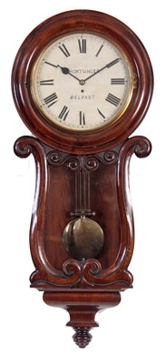 Lot 449 - SHORTSINGER, BELFAST A 19TH CENTURY WALNUT...