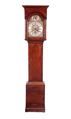 Lot 467 - T. TRAVIS. THORNE A GEORGE III OAK LONGCASE...