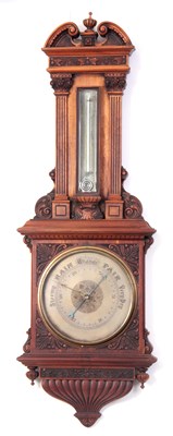 Lot 473 - A LATE 19TH CENTURY OVERSIZED ANEROID...