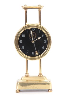 Lot 485 - AN EARLY 20TH CENTURY BRASS GRAVITY CLOCK with...