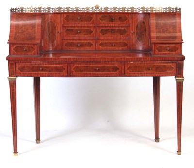 Lot 532 - A 20TH CENTURY WALNUT AND KINGWOOD...