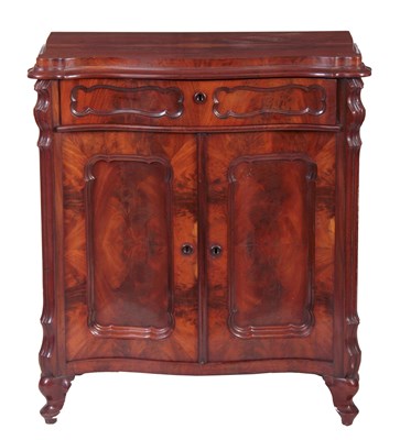 Lot 534 - A 19TH CENTURY FRENCH BIEDERMEIER STYLE FLAMED...