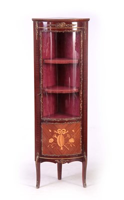 Lot 536 - A 20TH CENTURY FRENCH STYLE MAHOGANY MARQUETRY...