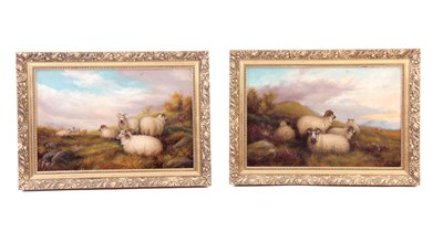 Lot 270 - ALBERT JACKSON fl. 1880-1900 PAIR OF OILS ON...