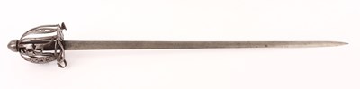 Lot 804 - A MID 18th CENTURY BASKET HILT SWORD having...