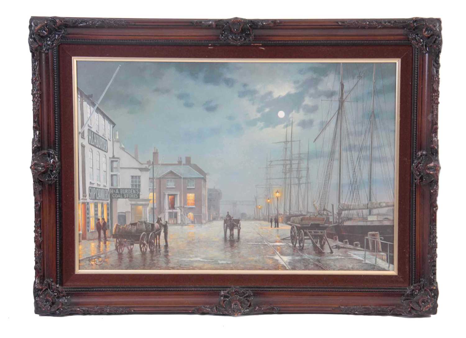 Lot 278 - RODNEY CHARMAN 20TH CENTURY OIL ON BOARD....