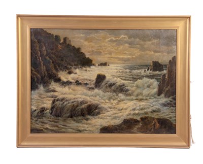 Lot 315 - R. GLASCHKE A LARGE 19TH CENTURY OIL ON CANVAS....