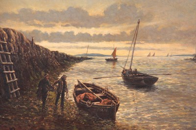 Lot 319 - ALEXANDER FINLAY fl. 1877-1894 OIL ON CANVAS....