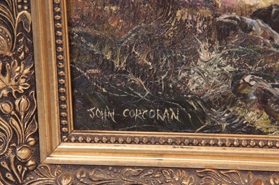 Lot 321 - JOHN CORCORAN BORN 1940 OIL ON CANVAS....