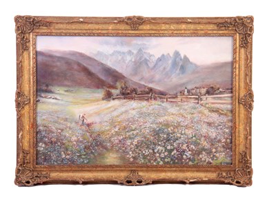 Lot 323 - DAVID DIXON 20TH CENTURY OIL ON CANVAS....