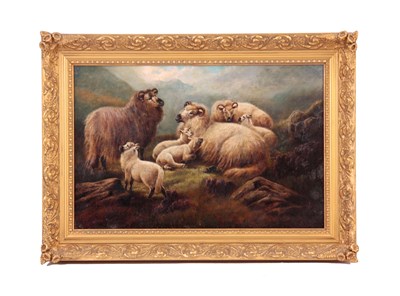 Lot 328 - WILLIAM PERRING HOLLYER 1834-1922 OIL ON...