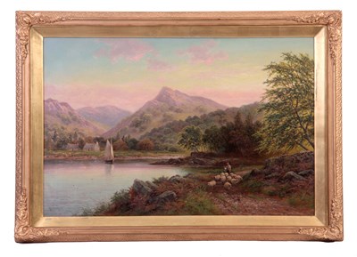 Lot 330 - R HAYES 19TH CENTURY OIL ON CANVAS. Near...