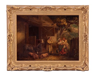 Lot 331 - GEORGE MORLAND 1763-1804 OIL ON WOOD PANEL....