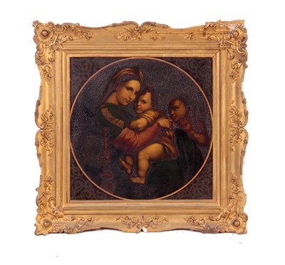 Lot 338 - AFTER RAPHAEL 19TH CENTURY OIL ON METAL PANEL....