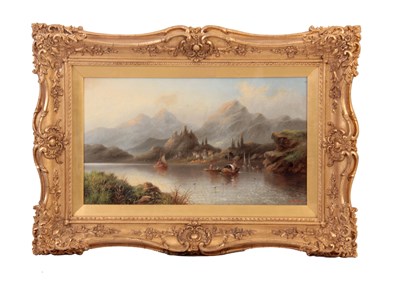 Lot 346 - EDWIN MASTERS fl.1840-1880 OIL ON CANVAS. A...