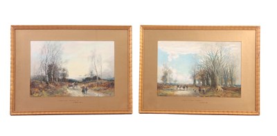 Lot 357 - WILLIAM MANNERS 1860-1930 PAIR OF WATERCOLOURS....