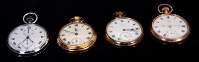 Lot 201 - A COLLECTION OF FOUR OPEN FACE POCKET WATCHES...