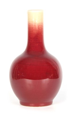 Lot 105 - A 19TH CENTURY CHINESE SANG DE BOEUF GLAZED...