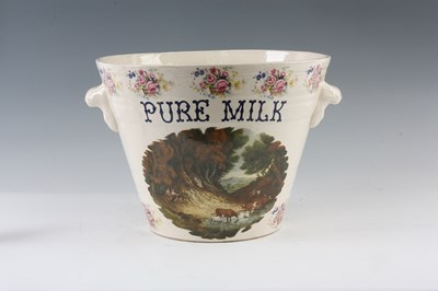 Lot 29 - A LATE 19TH EARLY 20TH CENTURY IRONSTONE CREAM...